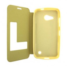 Чехол View Cover для Nokia Lumia 550 LTE SS, золотой (Gold)