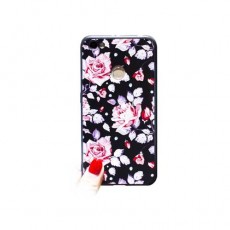 Чехол Xiaomi Redmi 5, силиконовый, тёмные цветы