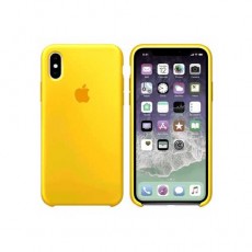 Чехол iPhone X/Xs, гель, желтый