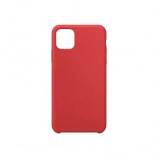 Чехол силиконовый BoraSCO Soft Touch с микрофиброй для iPhone 11 Pro Max (красный)