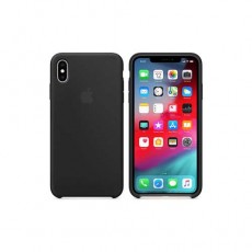 Чехол Apple iPhone XS Max Silicone Case (полный) черный