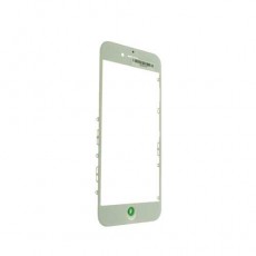 Стекло Apple iPhone 8, с рамкой и ОСА пленкой, белый (White) (Дубликат - качественная копия)