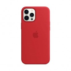 Чехол Apple iPhone 12 Pro силиконовый, красный