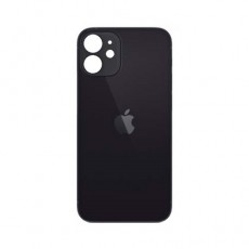 Задняя крышка Apple iPhone 12, Черный (стекло) (Дубликат - качественная копия)