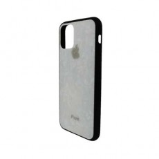 Чехол Apple iPhone 11 Pro силикон, мрамор белый
