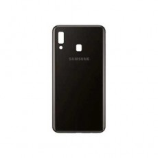 Задняя крышка Samsung Galaxy A20 (2019) A205, черный (Дубликат - качественная копия)