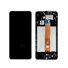 Дисплей Samsung Galaxy A12 A127, с сенсором, без рамки, черный (Оригинал)