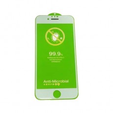 Антибактериальное Закаленное стекло для экрана Apple iPhone 7/8 Белый / Прозрачный