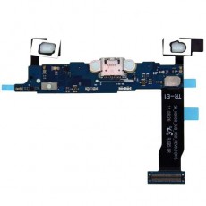 Нижняя плата Samsung Galaxy Note 4 N910C/N910G с коннектором зарядки, микрофоном и шлейфом сенсора (Дубликат - качественная копия)